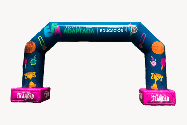 Arco Tubular con Pedestal